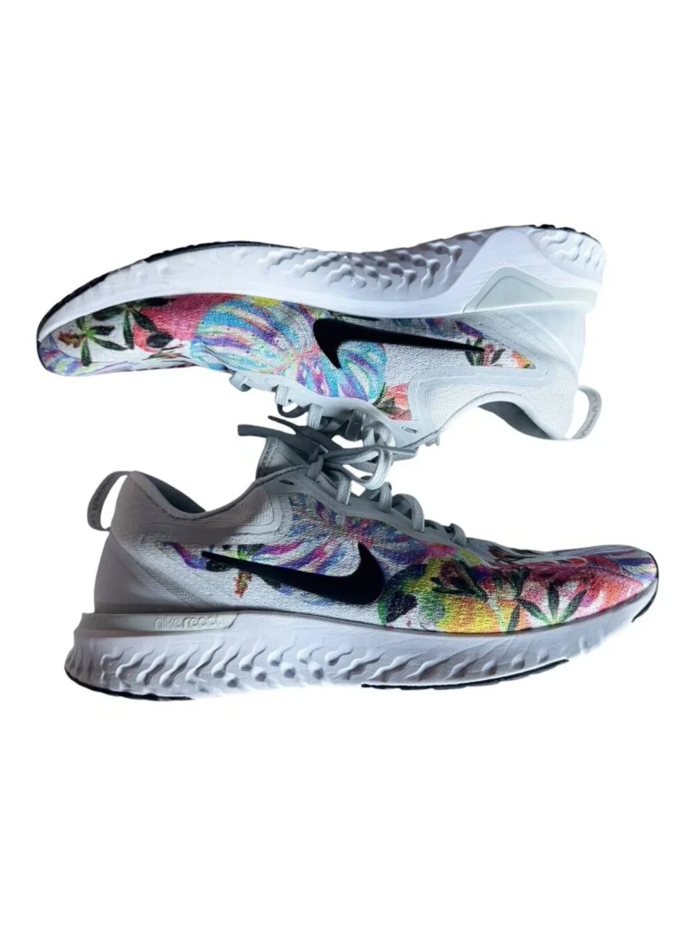 Nike Women’s Sz 10.5 Odyssey React GPX RS Hawaiian Print Floral Sneakers AV3521